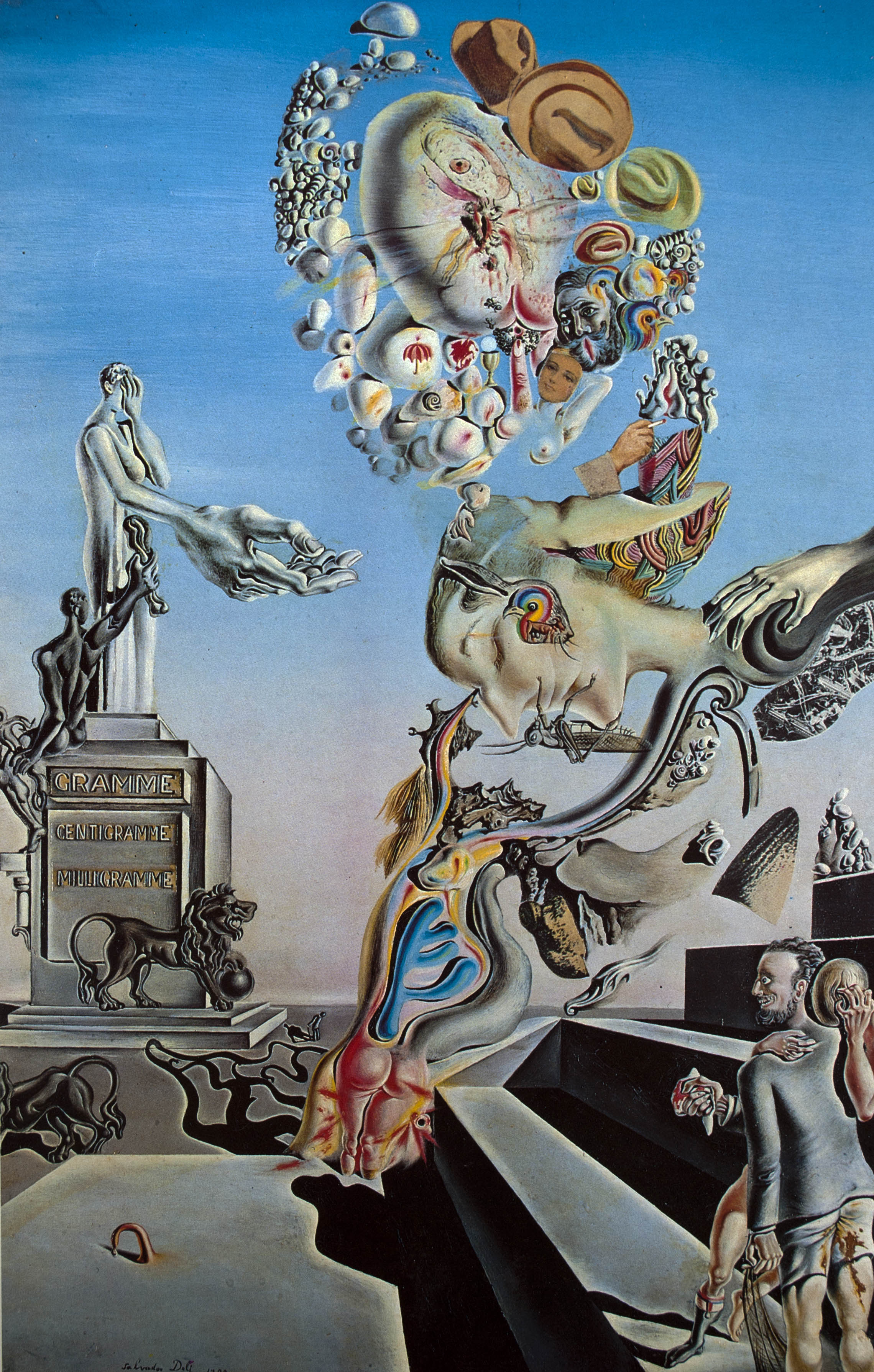 Featured Image for Essential Steps of the Active Imagination Technique using a Salvador Dali Painting depicting a Dream that helps the visualisation of the technique