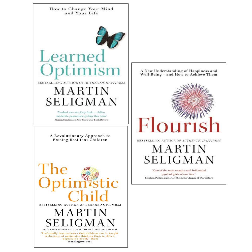 Martin Seligman 3 Books Collection Set (The Optimistic Child, Learned