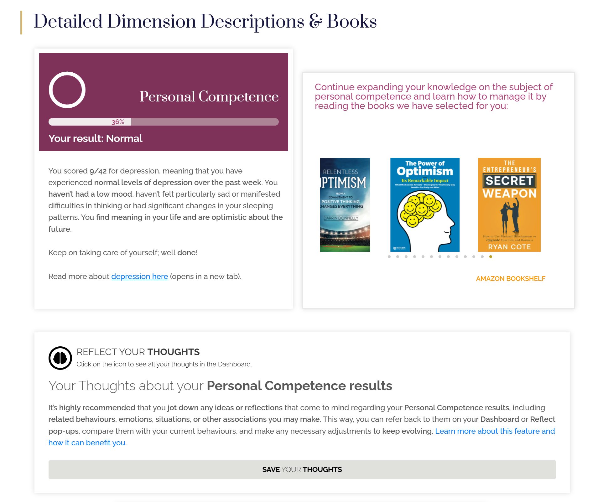 Complete Report for the Resilience Scale for Adults | Detailed Dimension Descriptions & Curated Book Recommendations