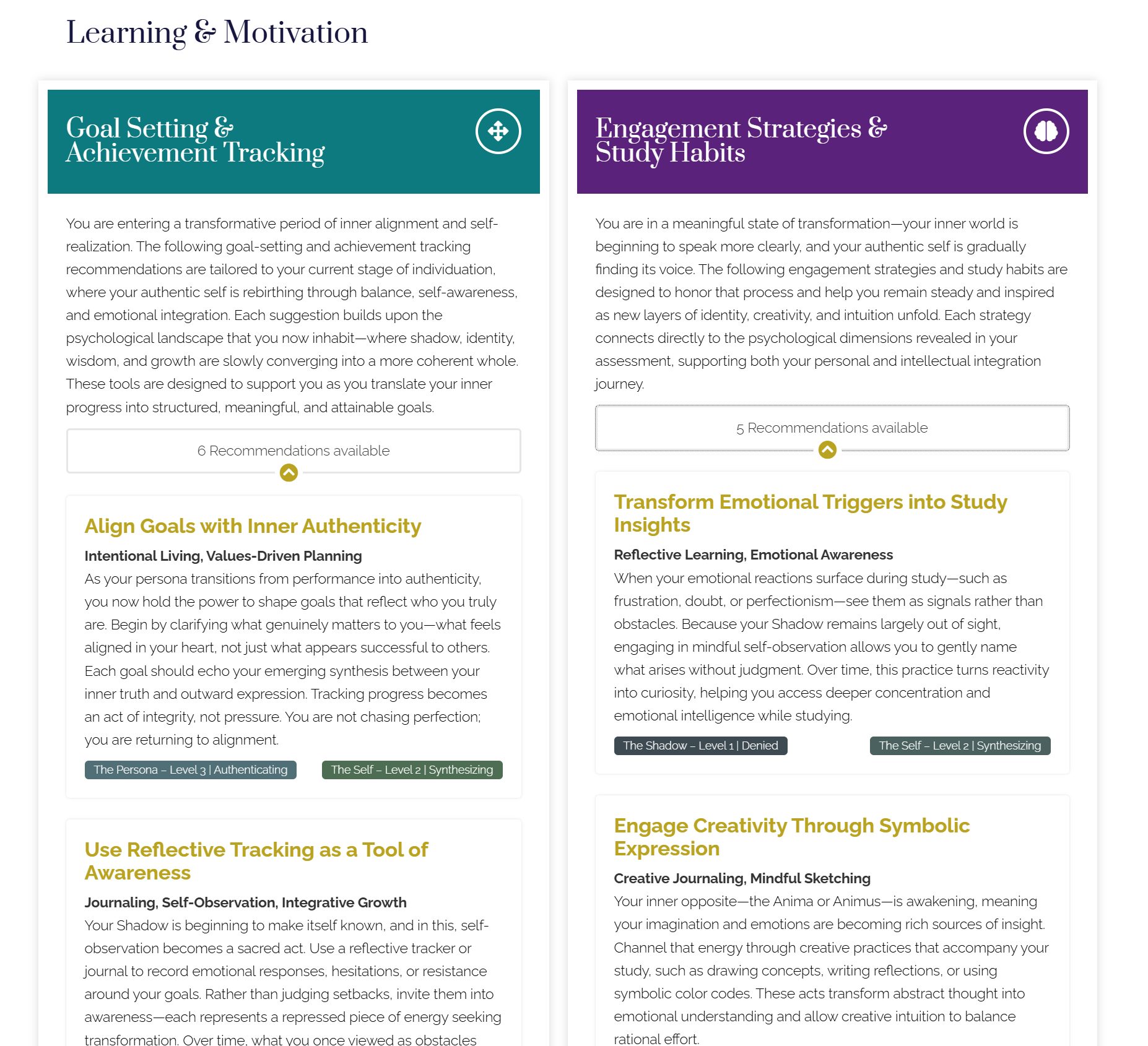 Complete Report for the Archetypal Integration & Individuation Assessment | AI-enhanced Positive Evolution Recommendations